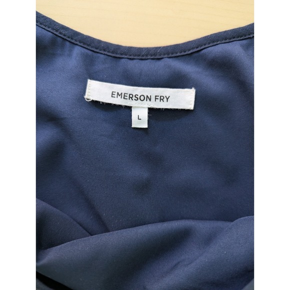 Emerson Fry Livia Maritime Nautical Adjustable Blue Removable Tie Sun Dress - Picture 7 of 11